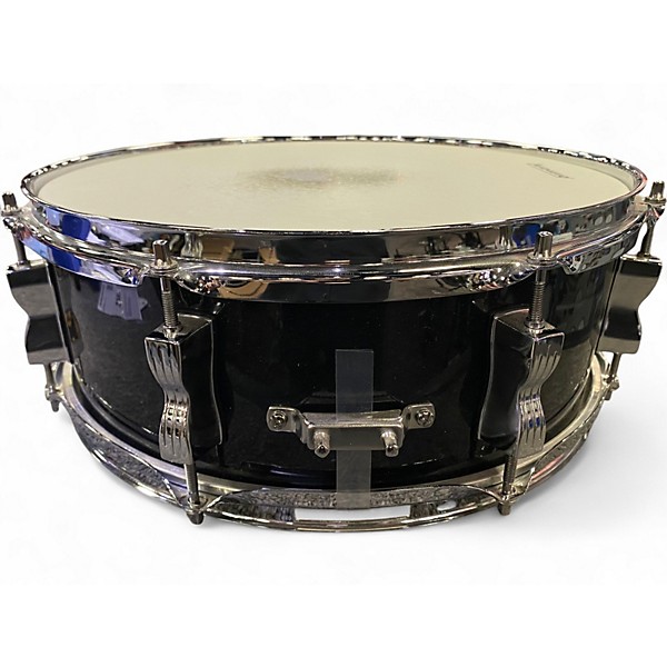 Used Ludwig 14X5 Accent Snare Black Sparkle Drum