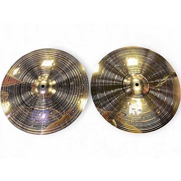 Used Wuhan Cymbals & Gongs 14in 457 Heavy Metal Hi Hat Pair Cymbal