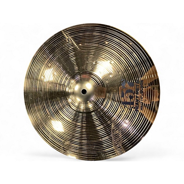 Used Wuhan Cymbals & Gongs 14in 457 Heavy Metal Hi Hat Pair Cymbal
