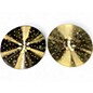 Used Wuhan Cymbals & Gongs 14in 457 Heavy Metal Hi Hat Pair Cymbal