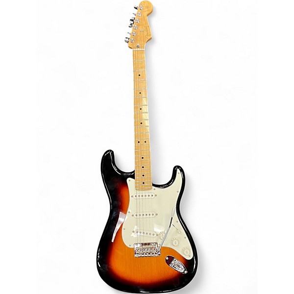 Used Fender Player Stratocaster 3 Color Sunburst Solid Body Electric Guitar