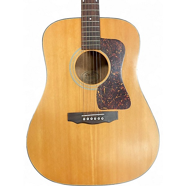 Vintage 1980s Guild D4-NT Natural Acoustic Guitar