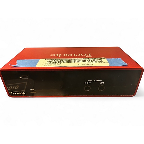 Used Focusrite Scarlett 2i2 Audio Interface