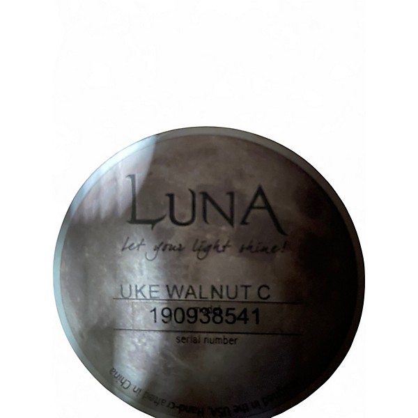 Used Luna Uke Walnut C Natural Ukulele