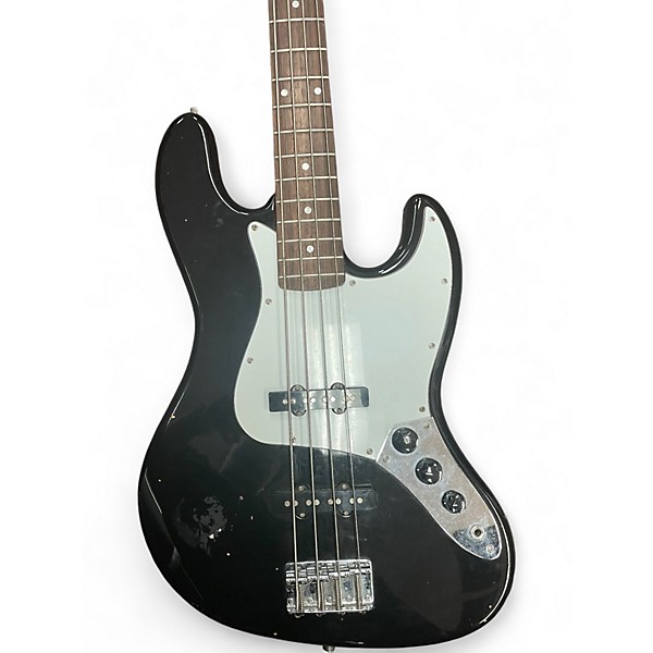 Used Squier Contemporary Jazz Bass Black Electric Bass Guitar