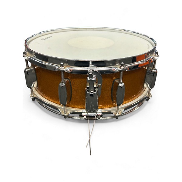 Used Barton Drums 14in NA MAPLE ORANGE SPARKLE Drum