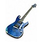 Used Schecter Guitar Research C1 Platinum Blue Solid Body Electric Guitar