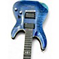 Used Schecter Guitar Research C1 Platinum Blue Solid Body Electric Guitar