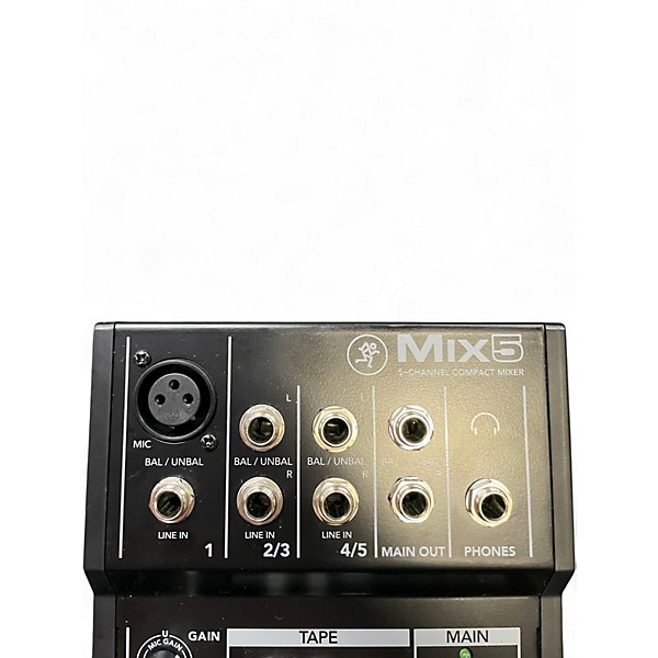 Used Mackie Mix5 Unpowered Mixer