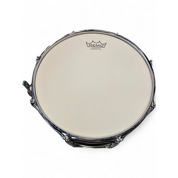 Used Pearl 13X6.5 Limited Edition Maple Gum Snare Green Halo Sparkle Drum