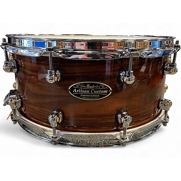 Used Pearl 14X6.5 Artisan Custom Limited Edition Snare Rosewood Drum