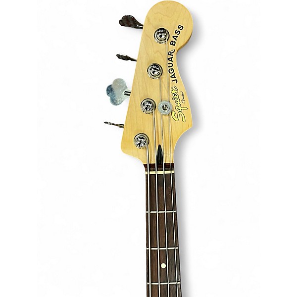 Used Squier Vintage Modified Jaguar Bass Sunburst Electric Bass Guitar