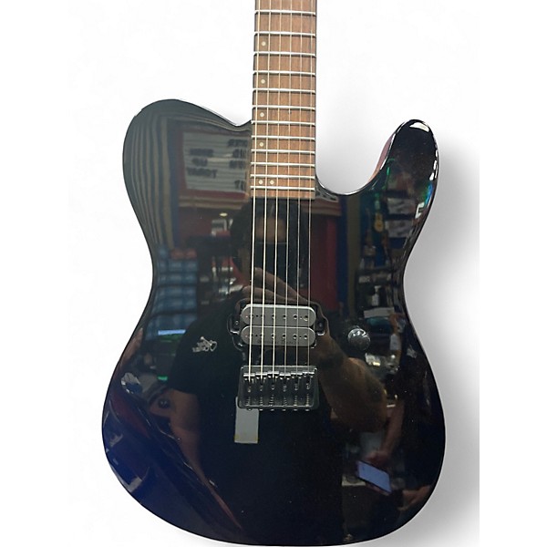 Used ESP ltd te201 Black Solid Body Electric Guitar