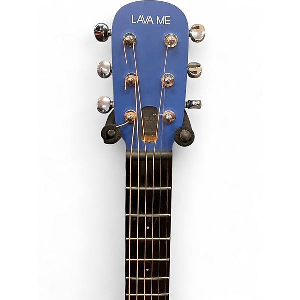 Used LAVA MUSIC LAVA ME play 36" BLUE WHITE Acoustic Electric Guitar