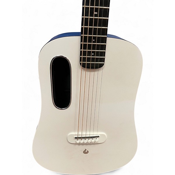 Used LAVA MUSIC LAVA ME play 36" BLUE WHITE Acoustic Electric Guitar