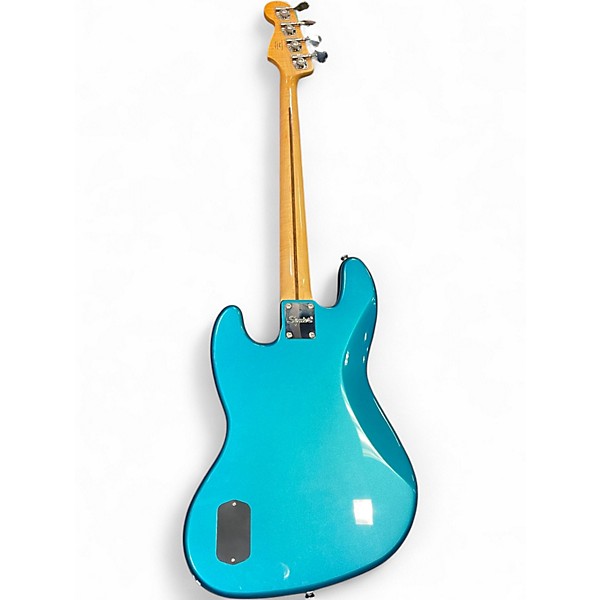 Used Squier Classic Vibe 70s Jazz Bass Turquoise Electric Bass Guitar