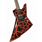 Used Schecter BALSAC BLACK AND RED Solid Body Electric Guitar