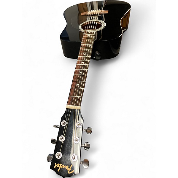 Used Fender FA100 Black Acoustic Guitar