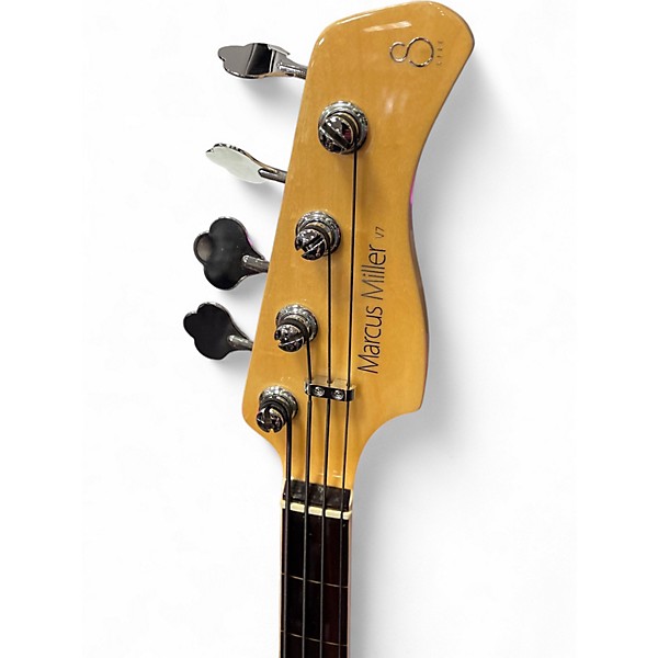 Used Sire Marcus Miller v7 Fretless Olympic White Electric Bass Guitar