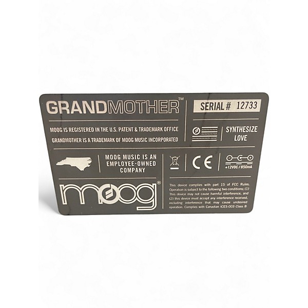 Used Moog grandmother Synthesizer