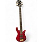 Used Spector Legend 5 Neck Thru Trans Crimson Red Electric Bass Guitar thumbnail