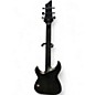 Used Schecter Guitar Research KM6 Trans Black Solid Body Electric Guitar