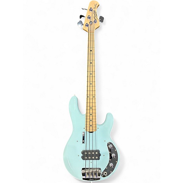 Used Sterling by Music Man SHORT SCALE BASS Daphne Blue Electric Bass Guitar