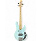 Used Sterling by Music Man SHORT SCALE BASS Daphne Blue Electric Bass Guitar thumbnail