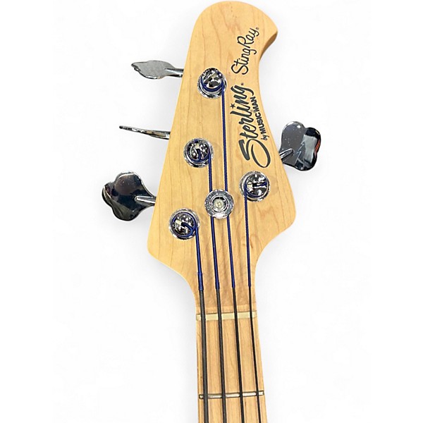 Used Sterling by Music Man SHORT SCALE BASS Daphne Blue Electric Bass Guitar