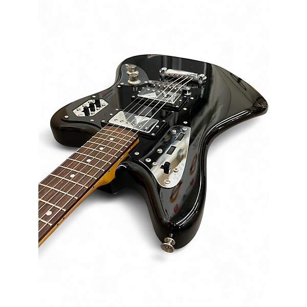 Used Fender Jaguar Black Solid Body Electric Guitar