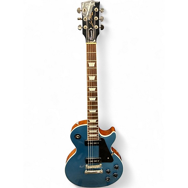 Used Gibson Les Paul Classic P90 Pelham Blue Solid Body Electric Guitar
