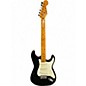 Used 1980s Squier Stratocaster Black Solid Body Electric Guitar thumbnail