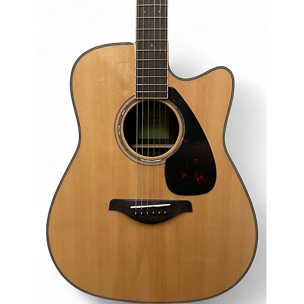Used Yamaha FGX830C Natural Acoustic Electric Guitar