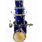 Used Ludwig 5 Piece Accent BLUE Drum Kit thumbnail
