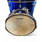 Used Ludwig 5 Piece Accent BLUE Drum Kit