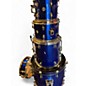 Used Ludwig 5 Piece Accent BLUE Drum Kit