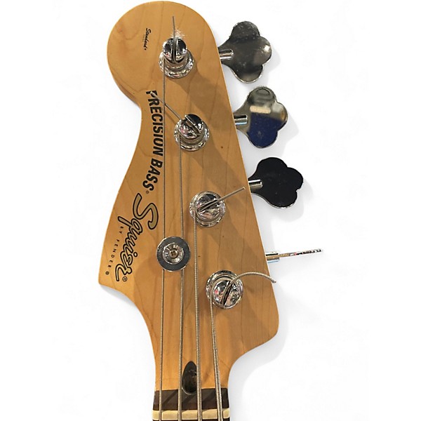 Used Squier Standard Precision Bass 3 Color Sunburst Electric Bass Guitar