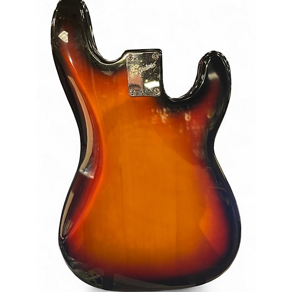 Used Squier Standard Precision Bass 3 Color Sunburst Electric Bass Guitar