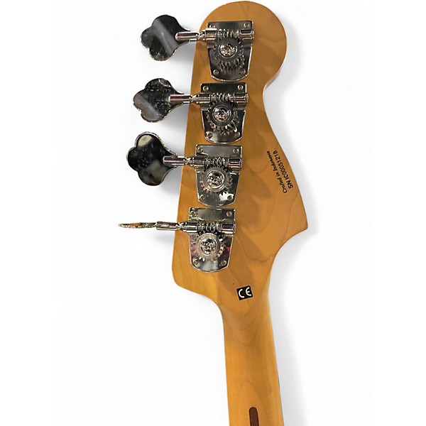 Used Squier Standard Precision Bass 3 Color Sunburst Electric Bass Guitar