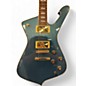 Used Ibanez Iceman IC420 Ice Blue Metallic Solid Body Electric Guitar