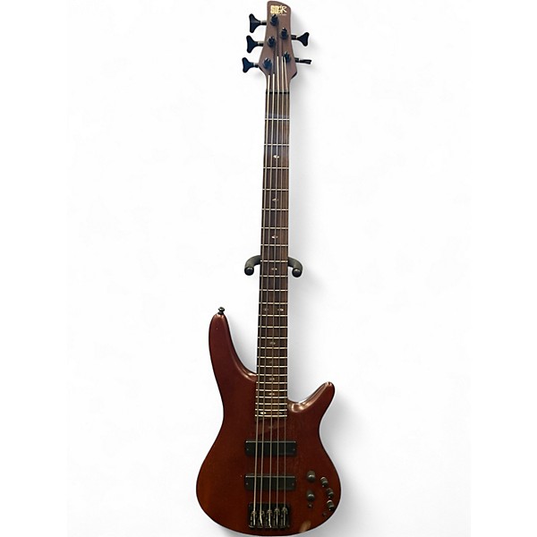 Used Ibanez SR505 5 String Walnut Electric Bass Guitar