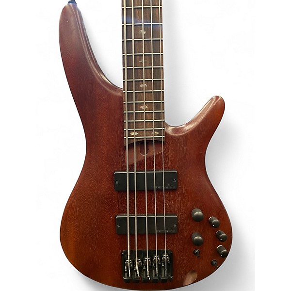 Used Ibanez SR505 5 String Walnut Electric Bass Guitar