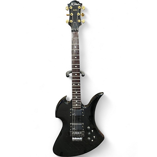 Used B.C. Rich NJ Series Mockingbird Black Solid Body Electric Guitar