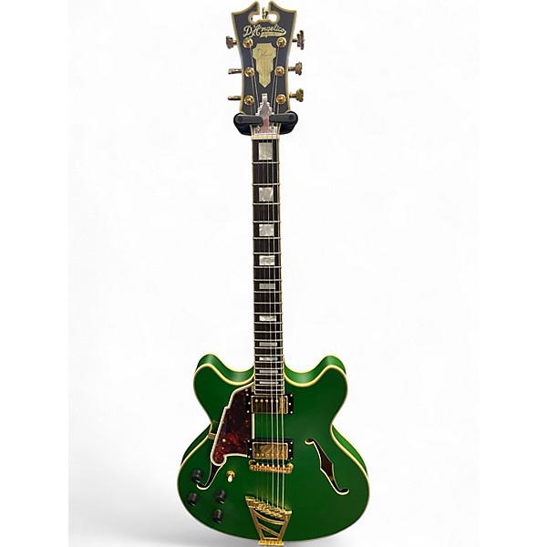 Used D'Angelico DELUXE DCTP Emerald Green Hollow Body Electric Guitar