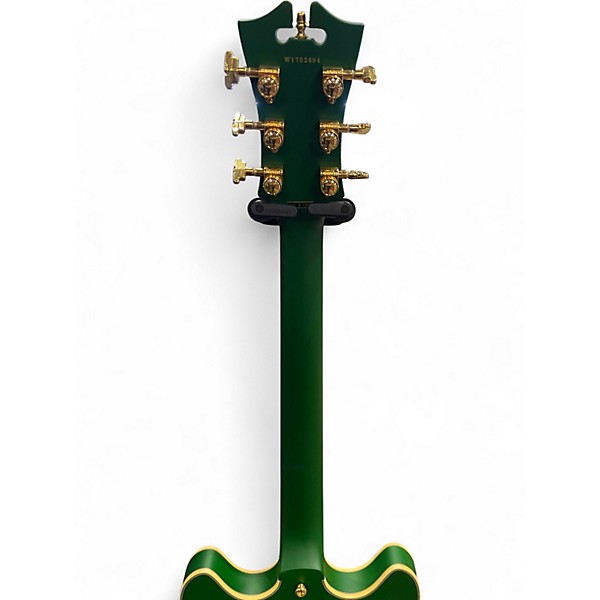 Used D'Angelico DELUXE DCTP Emerald Green Hollow Body Electric Guitar