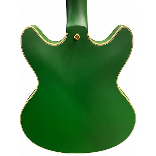 Used D'Angelico DELUXE DCTP Emerald Green Hollow Body Electric Guitar