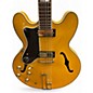 Used Epiphone Sheraton Left Handed Natural Hollow Body Electric Guitar