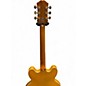 Used Epiphone Sheraton Left Handed Natural Hollow Body Electric Guitar