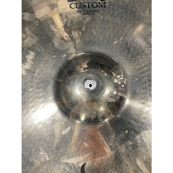 Used Zildjian 17in A Custom Fast Crash Cymbal