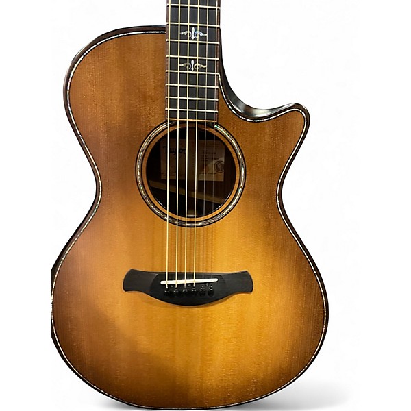Used Taylor 912CE BUILDERS EDITION Honey Burst Acoustic Electric Guitar